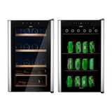 Kit EOS Beer & Wine: Cervejeira 76 Litros Frost Free ECE80 Bivolt + Adega Climatizada 22 Garrafas com Compressor EAC24IM Bivolt