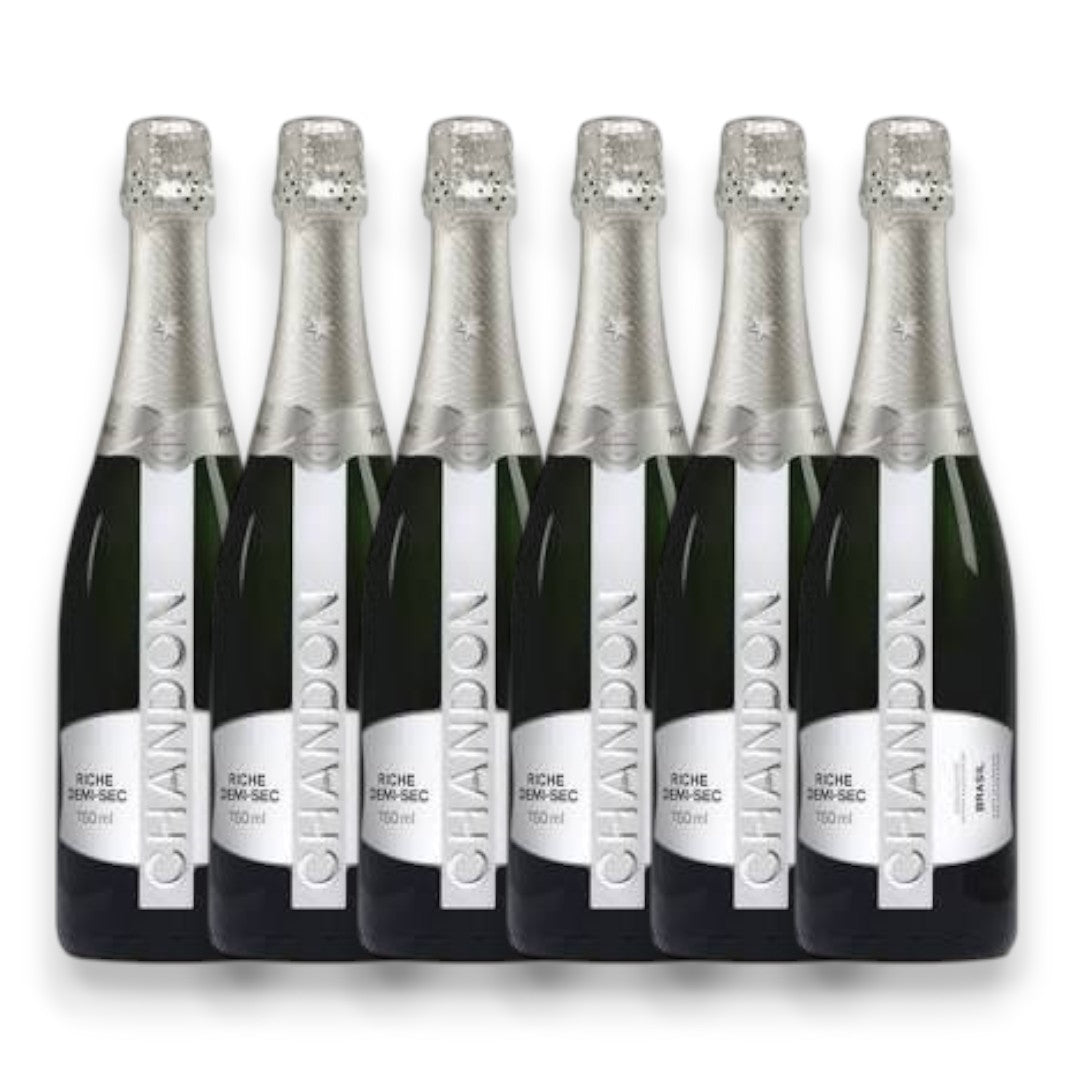 KIt 6 Chandon Riche Demi-Sec 750ml