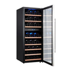 Adega Climatizada de Embutir 78 Garrafas EOS Premium Dual Zone Inox EAC78D Bivolt
