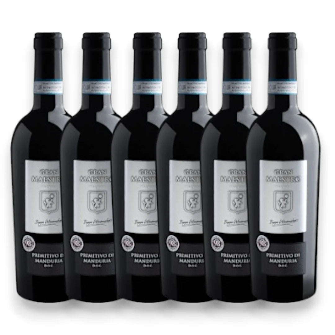 Kit 6 Gran Maestro Primitivo di Manduria DOC 2023 750ml