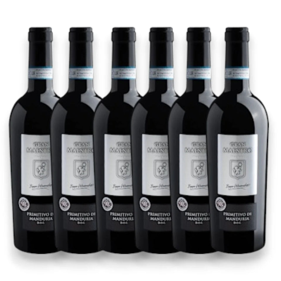 Kit 6 Gran Maestro Primitivo di Manduria DOC 2023 750ml