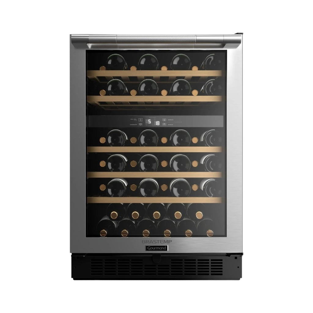 Adega Brastemp Gourmand Dual Zone 51 Garrafas - BZB51AE