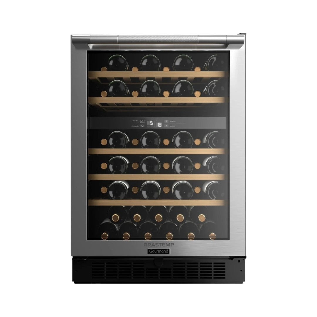Adega Brastemp Gourmand Dual Zone 51 Garrafas - BZB51AE