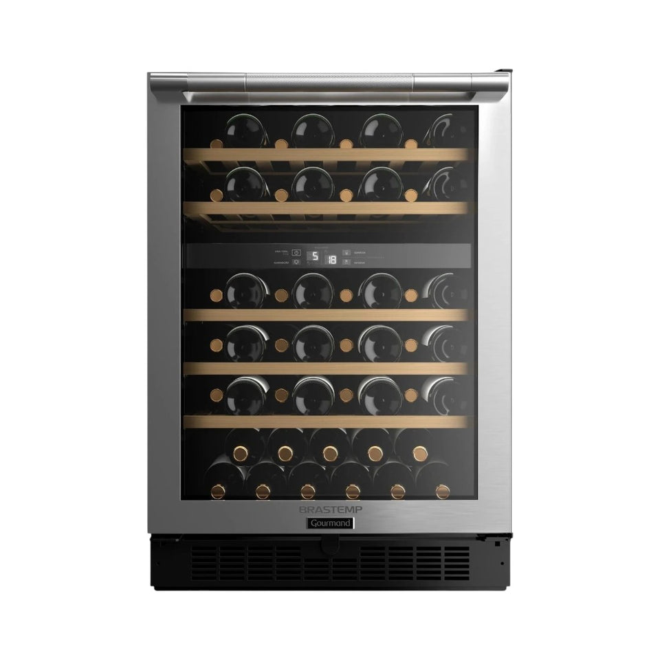 Adega Brastemp Gourmand Dual Zone 51 Garrafas - BZB51AE