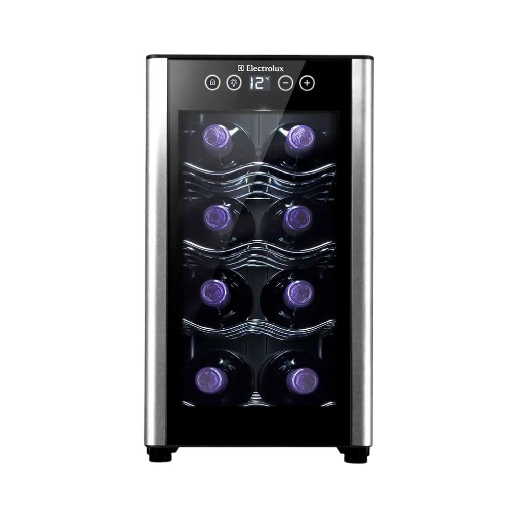 Adega Climatizada Electrolux 8 garrafas Acabamento em Alumínio (ACB08) - Bivolt