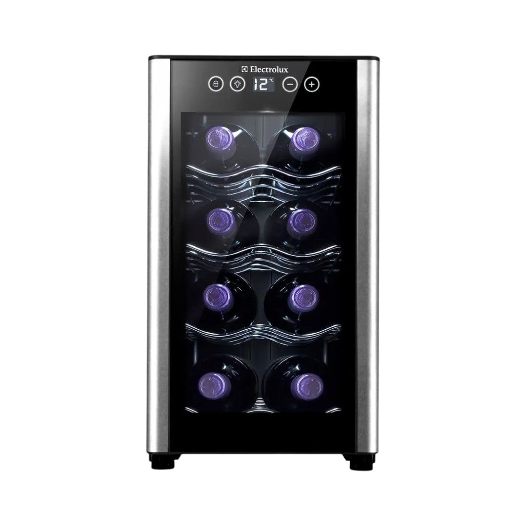 Adega Climatizada Electrolux 8 garrafas Acabamento em Alumínio (ACB08) - Bivolt